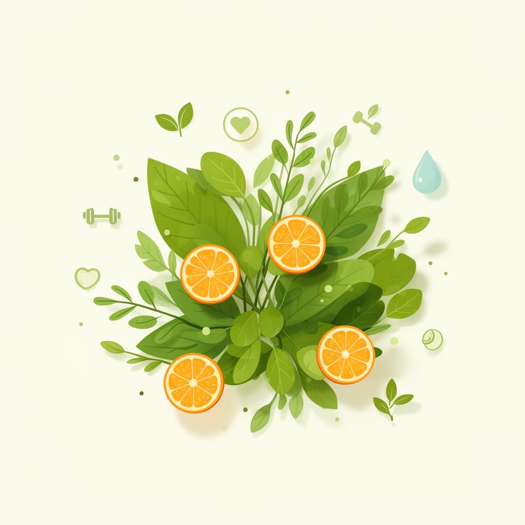 Fresh greens and citrus — Viterra digital wellness